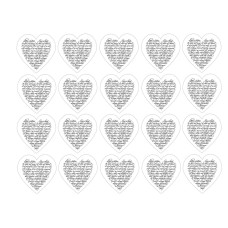 95221T set 20 buc Cupcake Toppers de vafa inima